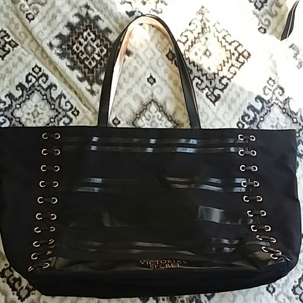 Price ⬇!Victoria Secret Canvas Tote Bag